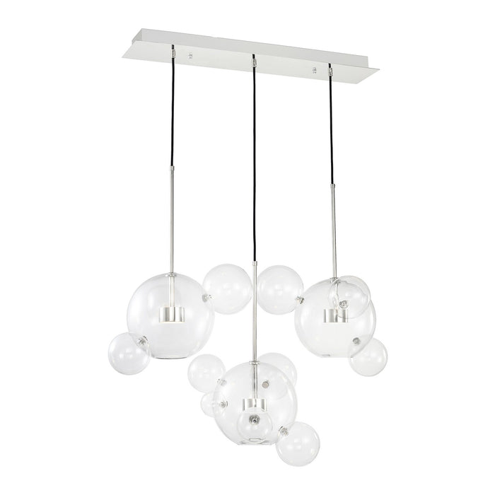 Zeev Lighting CD10379-6-PN LED Chandelier, Polished Nickel