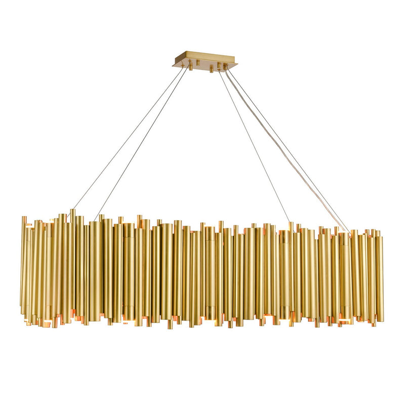 Zeev Lighting CD10393-24+16-AGB 56 Light Chandelier, Aged Brass