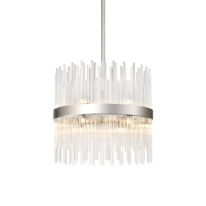 Zeev Lighting CD10405-12-PN 12 Light Chandelier, Polished Nickel