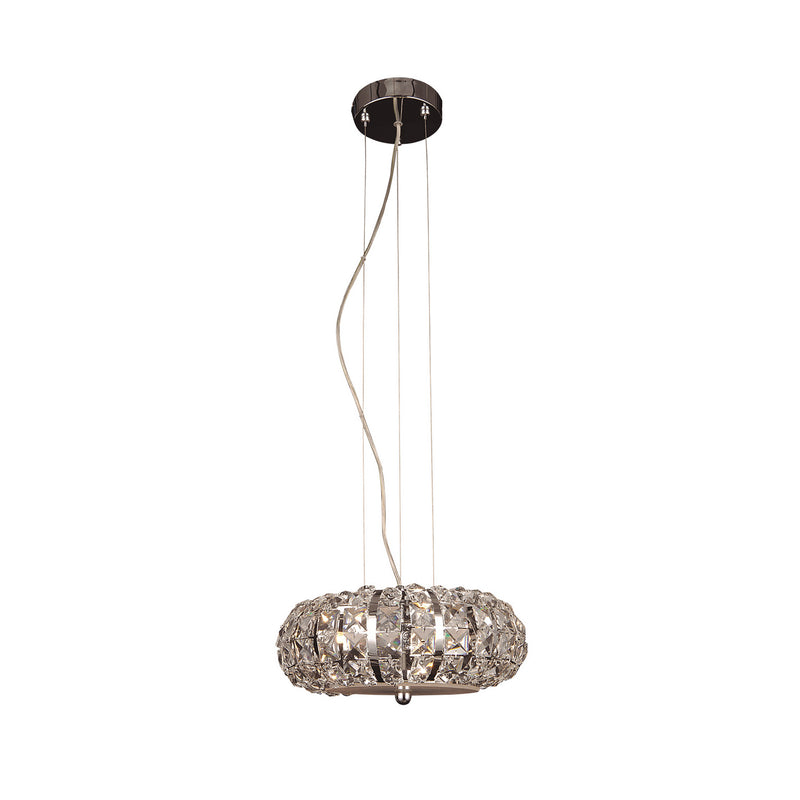 Zeev Lighting P30020-4-CH Four Light Pendant, Chrome