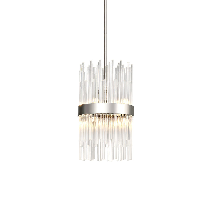 Zeev Lighting P30106-8-PN Eight Light Pendant, Polished Nickel