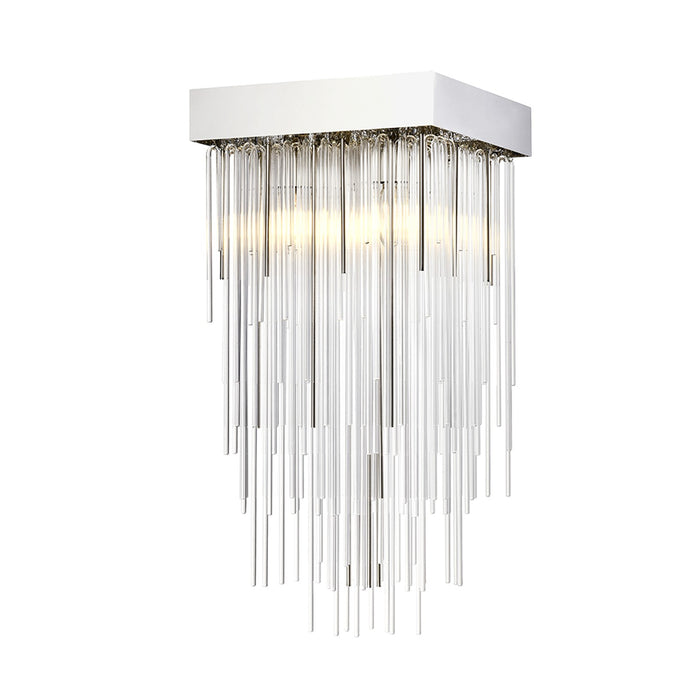 Zeev Lighting P30108-4-PN Four Light Pendant, Polished Nickel