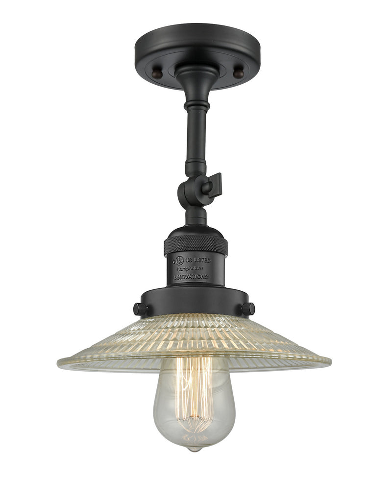 Innovations 201F-BK-G2-LED LED Semi-Flush Mount, Matte Black
