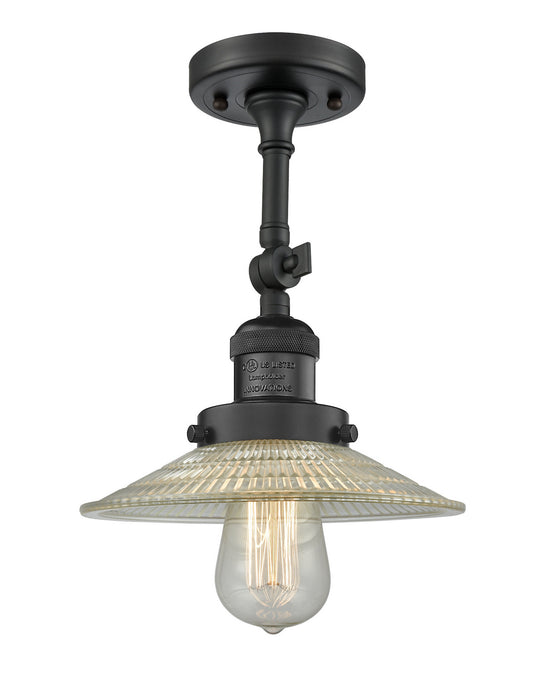 Innovations 201F-BK-G2-LED LED Semi-Flush Mount, Matte Black