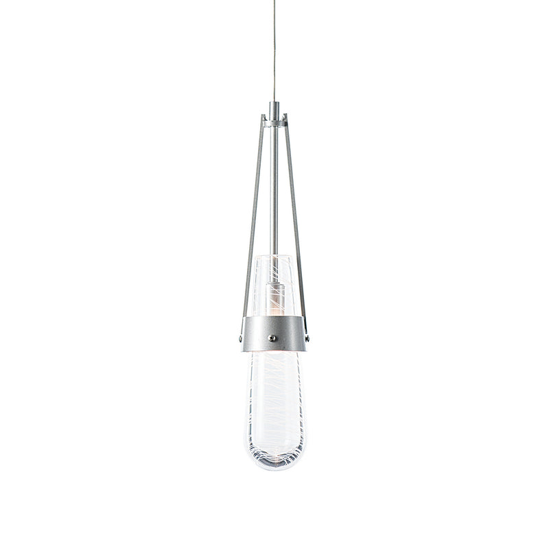 Hubbardton Forge 161042-SKT-STND-85-YJ0434 One Light Mini Pendant, Sterling