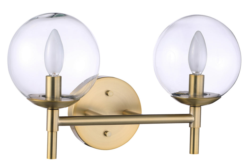 Minka-Lavery 2792-695 Two Light Bath, Soft Brass