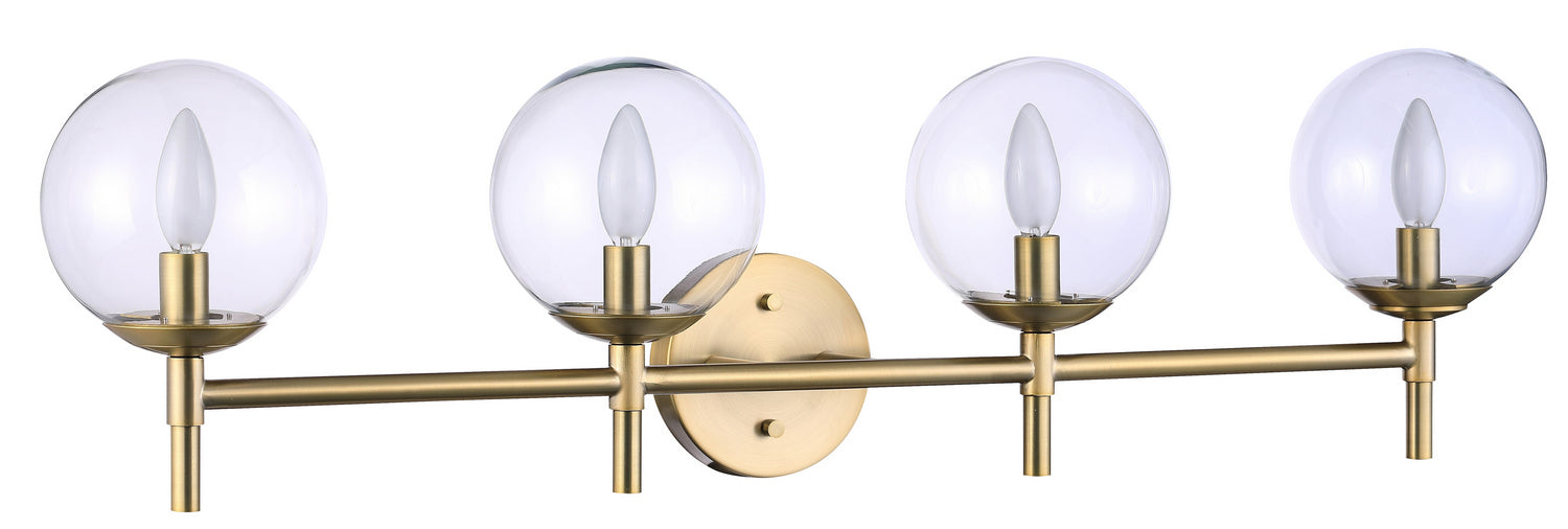 Minka-Lavery 2794-695 Four Light Bath, Soft Brass
