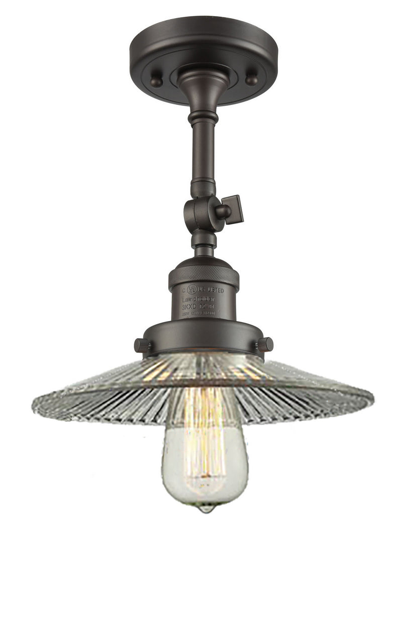 Innovations 201F-OB-G2-LED LED Semi-Flush Mount, Oil Rubbed Bronze