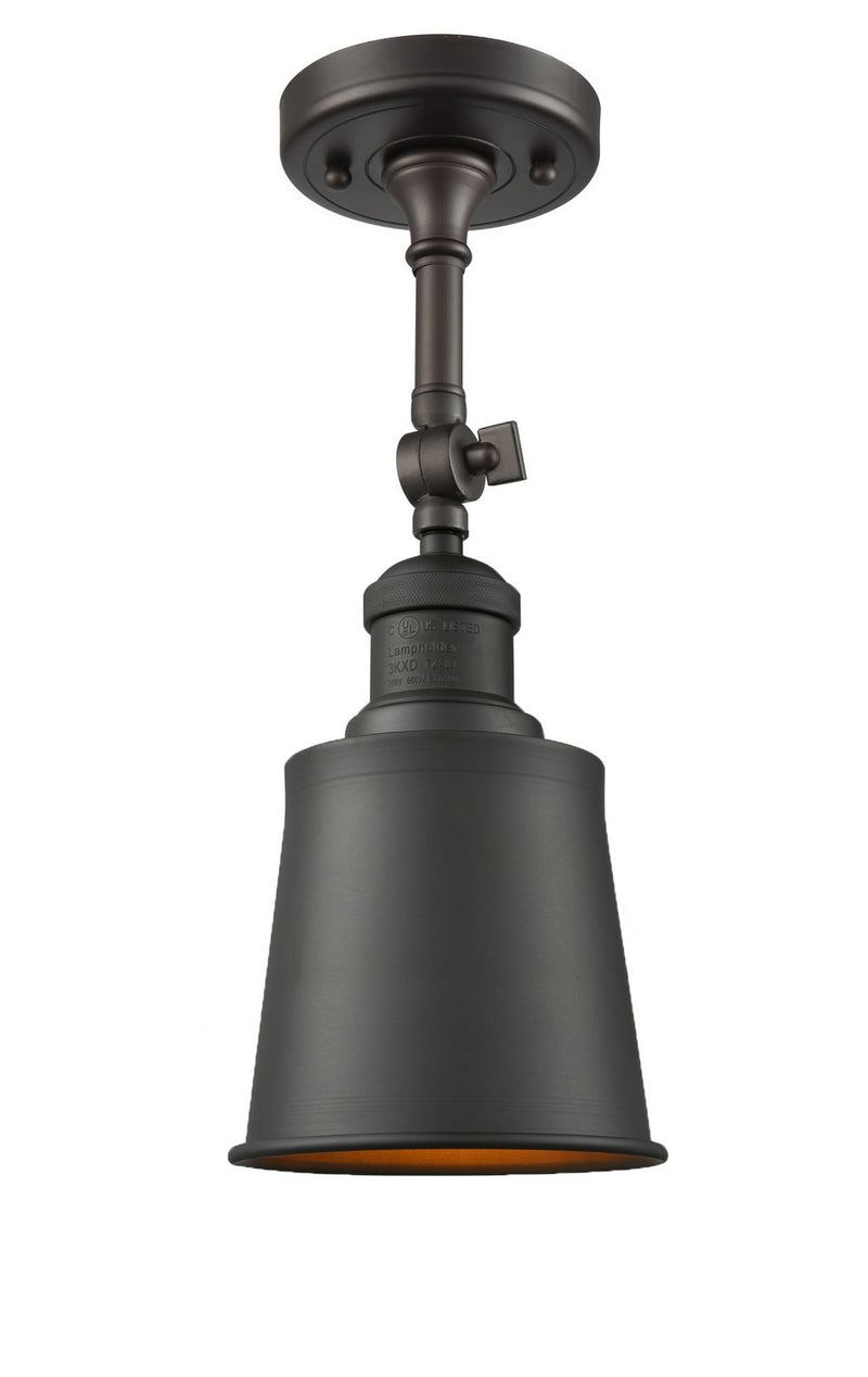Innovations 201F-OB-M9-OB One Light Semi-Flush Mount, Oil Rubbed Bronze