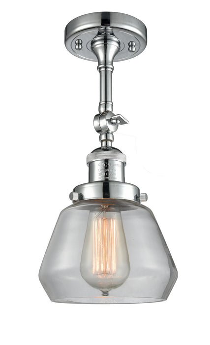 Innovations 201F-PC-G172-LED LED Semi-Flush Mount, Polished Chrome