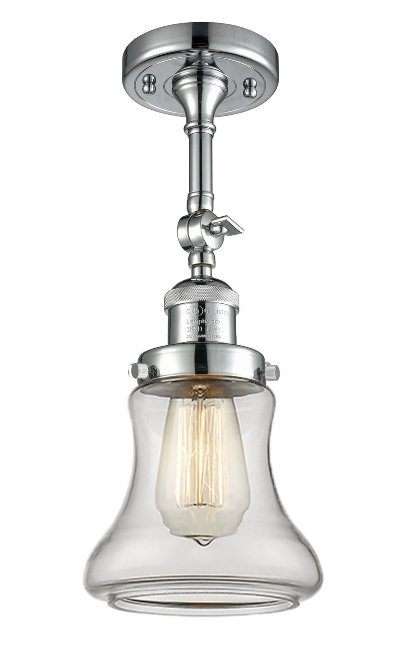 Innovations 201F-PC-G192-LED LED Semi-Flush Mount, Polished Chrome