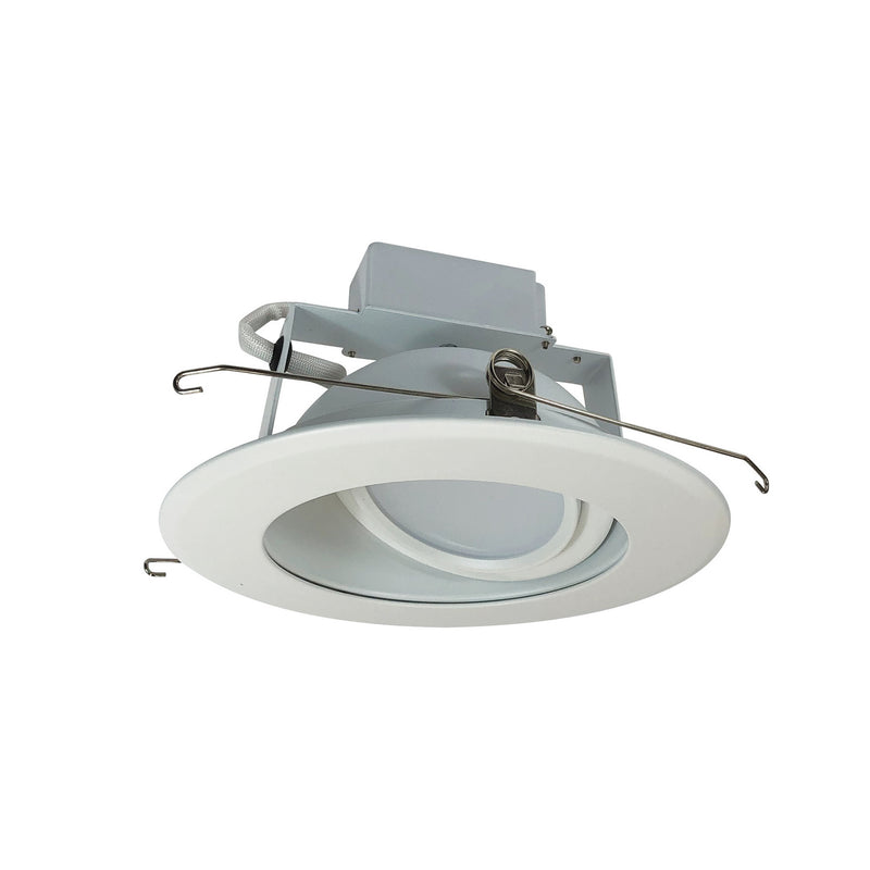 Nora Lighting NLCBC-66935XMPW 6"Adjustable, Matte Powder White