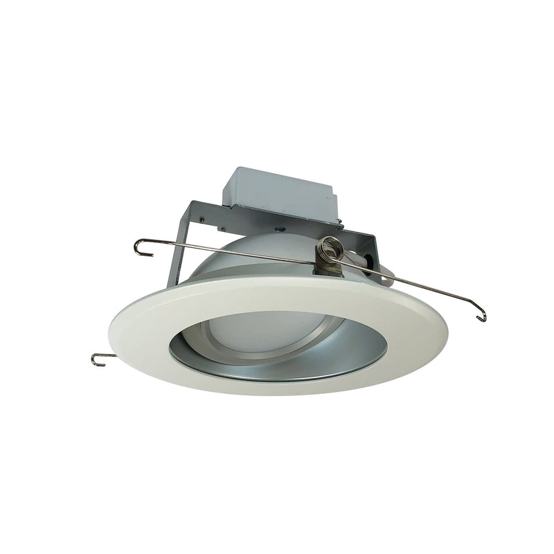 Nora Lighting NLCBC-66940XHZW 6"Adjustable, Haze / White