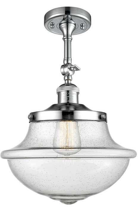 Innovations 201F-PC-G544-LED LED Semi-Flush Mount, Polished Chrome