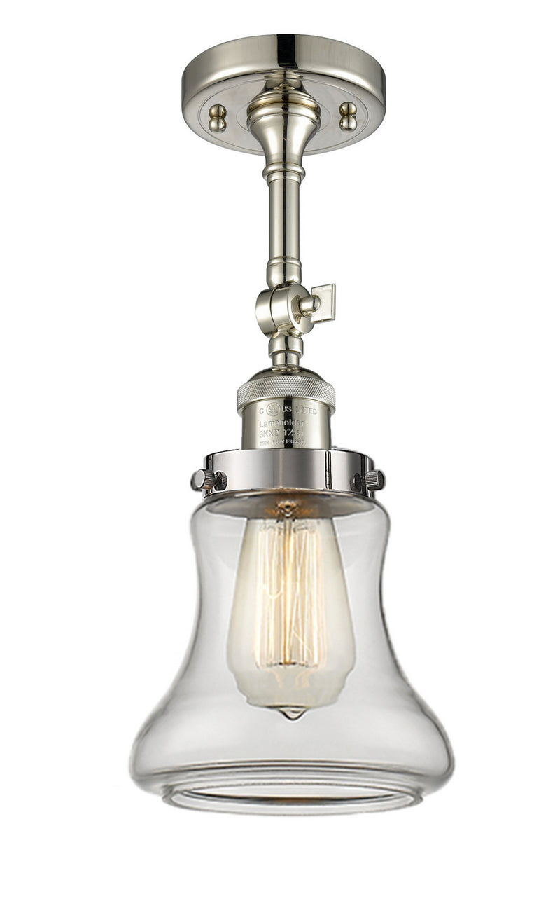 Innovations 201F-PN-G192-LED LED Semi-Flush Mount, Polished Nickel