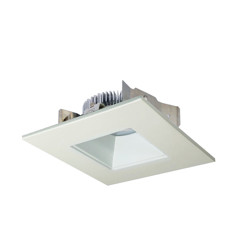 Nora Lighting NLCBS-4568527WW 4" Shallow Hl Sq Regres, White