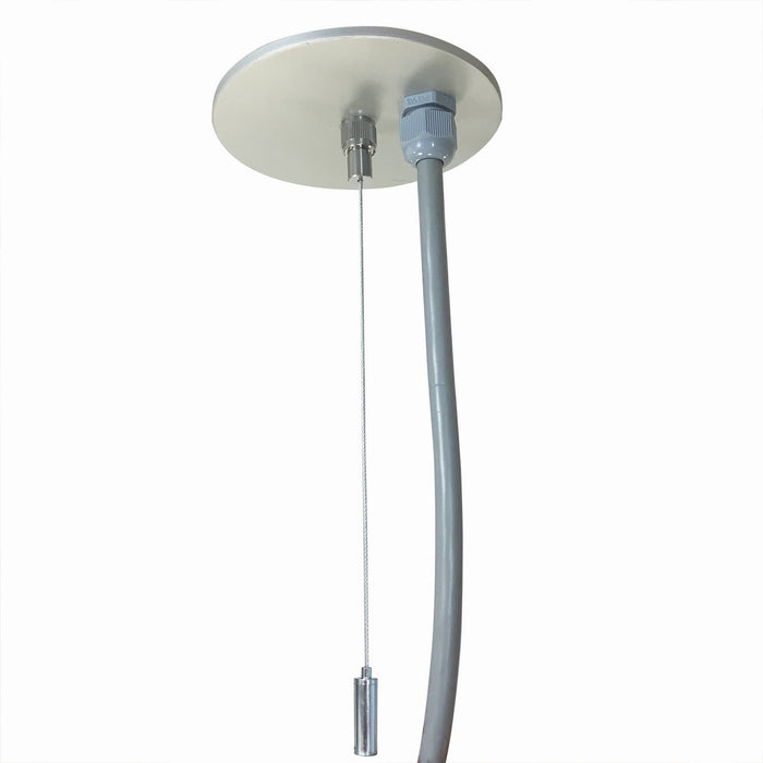 Nora Lighting NLIN-PCCA 8' Pendant & Power Mounting Kit For L-Line LED Linear, Aluminum