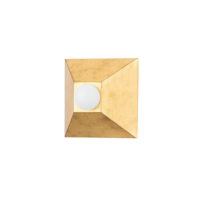 Corbett Lighting 325-01-VGL One Light Wall Sconce, Vintage Gold Leaf