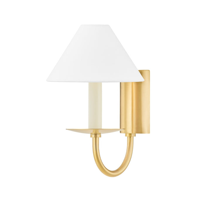 Mitzi H464101-AGB One Light Wall Sconce, Aged Brass