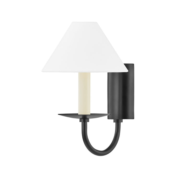 Mitzi H464101-SBK One Light Wall Sconce, Soft Black