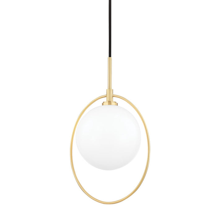 Mitzi H493701-AGB LED Pendant, Aged Brass
