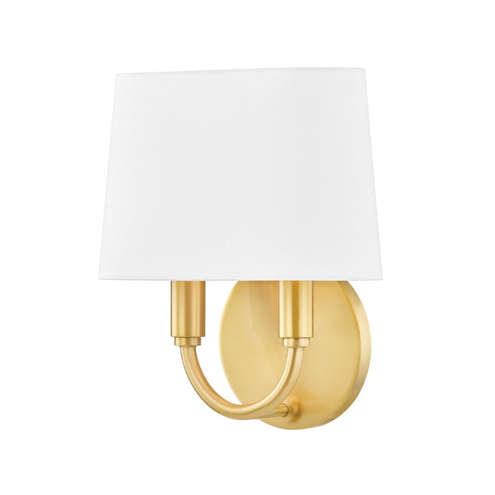 Mitzi H497102-AGB Two Light Wall Sconce, Aged Brass