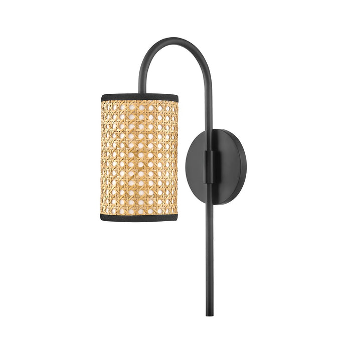 Mitzi H520101-SBK One Light Wall Sconce, Soft Black