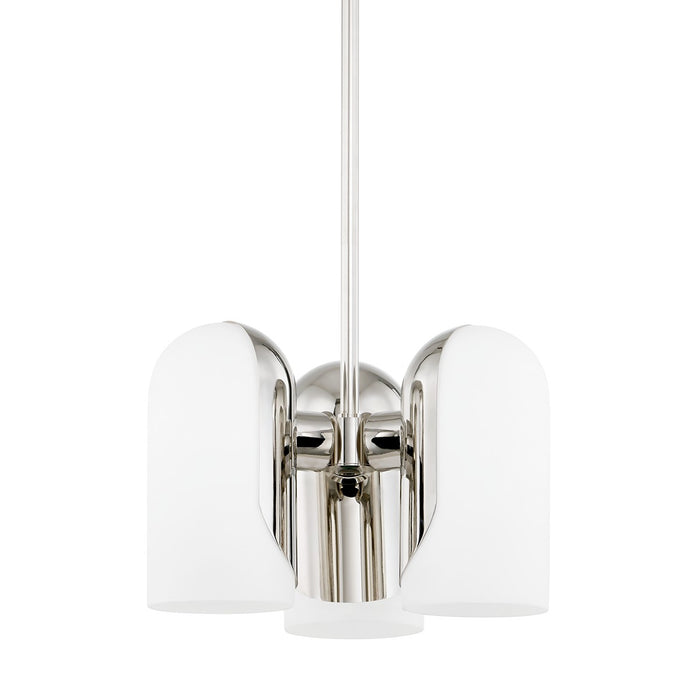 Mitzi H550703-PN Three Light Pendant, Polished Nickel
