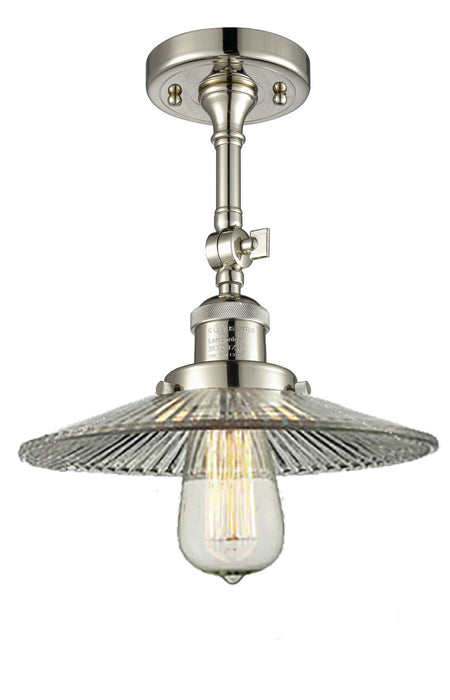 Innovations 201F-PN-G2-LED LED Semi-Flush Mount, Polished Nickel