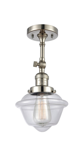 Innovations 201F-PN-G532-LED LED Semi-Flush Mount, Polished Nickel