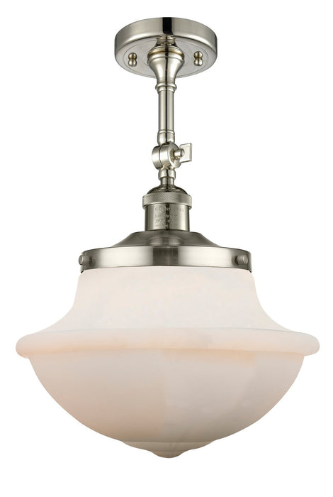 Innovations 201F-PN-G541-LED LED Semi-Flush Mount, Polished Nickel