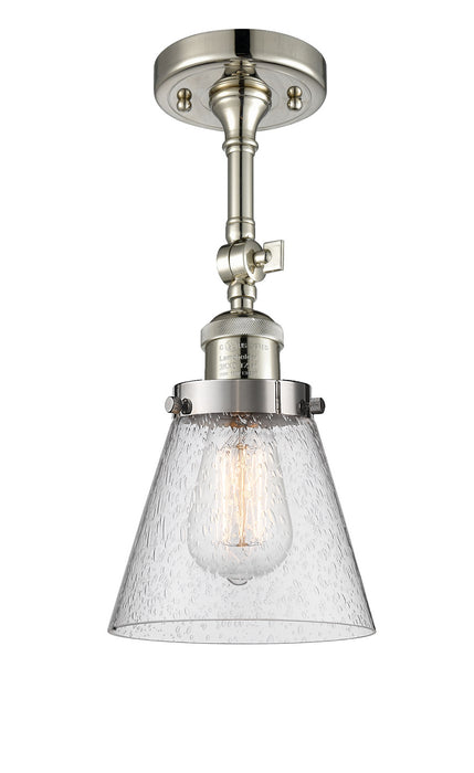 Innovations 201F-PN-G64-LED LED Semi-Flush Mount, Polished Nickel