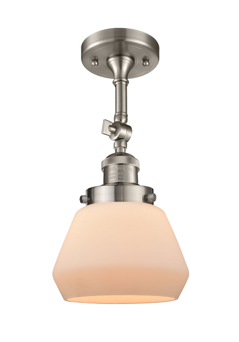Innovations 201F-SN-G171-LED LED Semi-Flush Mount, Brushed Satin Nickel