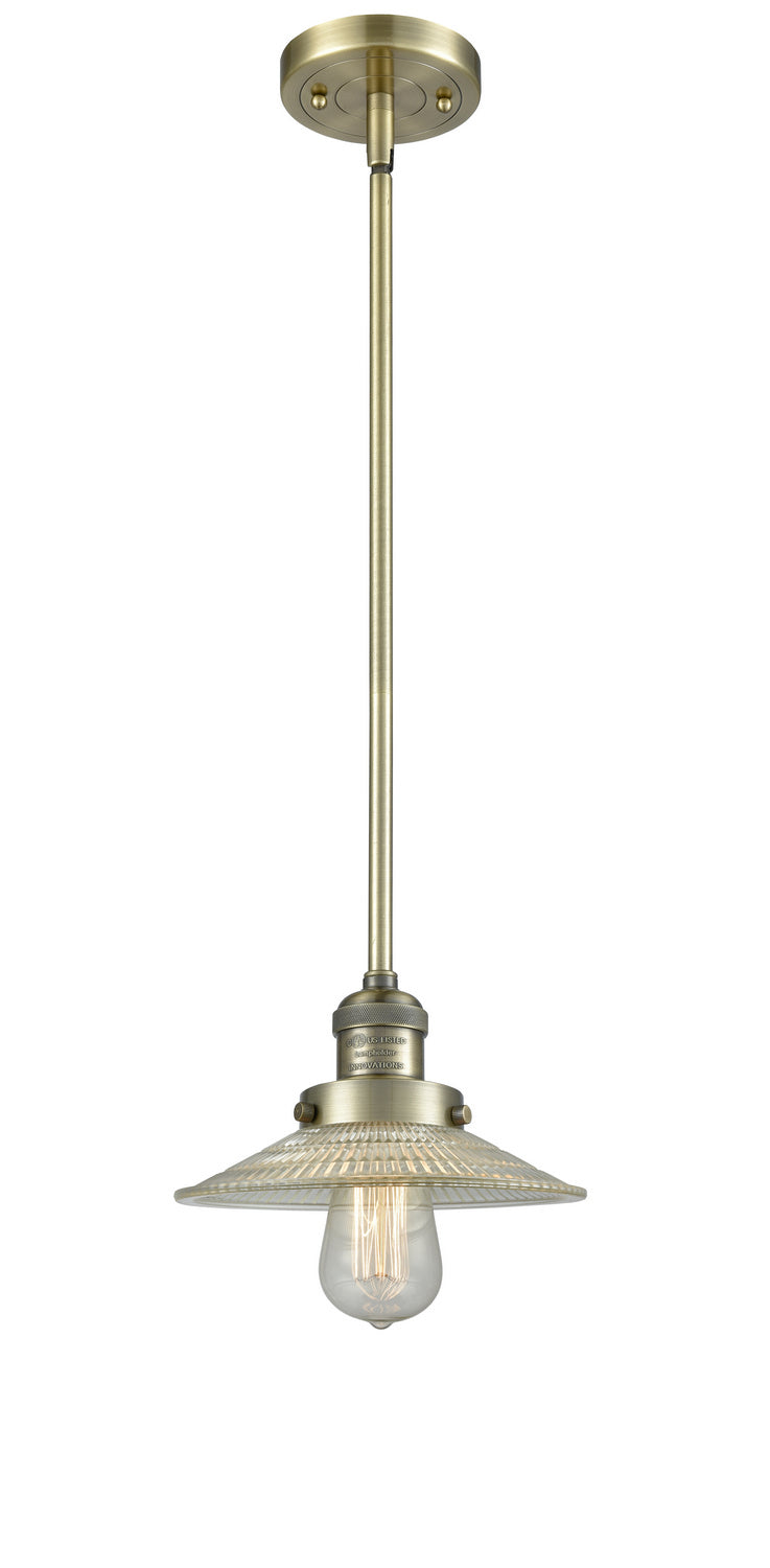 Innovations 201S-AB-G2 One Light Mini Pendant, Antique Brass
