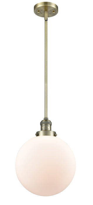 Innovations 201S-AB-G201-10-LED LED Mini Pendant, Antique Brass