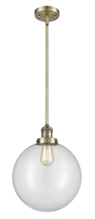 Innovations 201S-AB-G202-12-LED LED Mini Pendant, Antique Brass