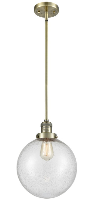Innovations 201S-AB-G204-10-LED LED Mini Pendant, Antique Brass
