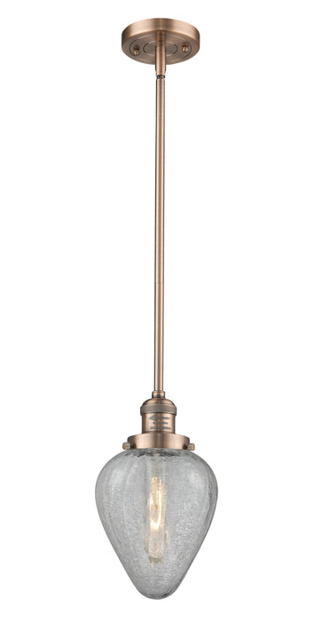 Innovations 201S-AC-G165-LED LED Mini Pendant, Antique Copper
