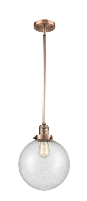 Innovations 201S-AC-G204-10-LED LED Mini Pendant, Antique Copper