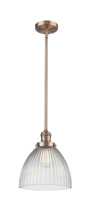 Innovations 201S-AC-G222-LED LED Mini Pendant, Antique Copper