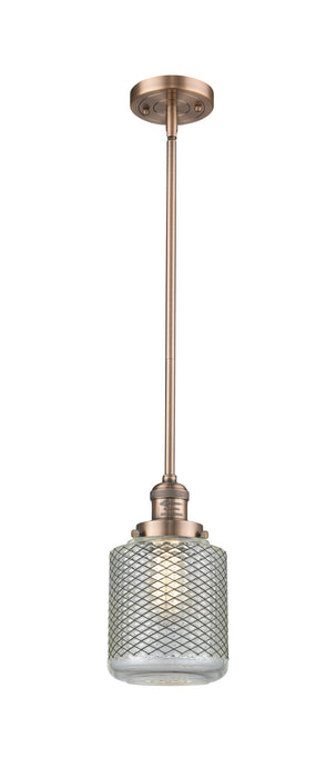 Innovations 201S-AC-G262-LED LED Mini Pendant, Antique Copper