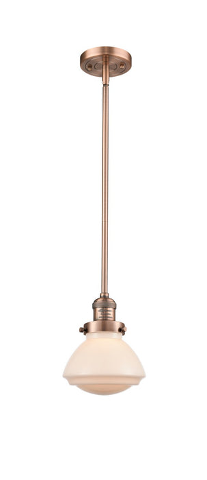 Innovations 201S-AC-G321-LED LED Mini Pendant, Antique Copper