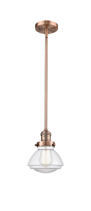 Innovations 201S-AC-G322-LED LED Mini Pendant, Antique Copper