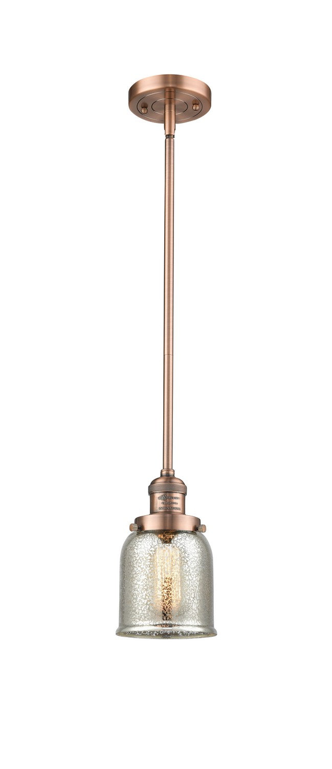 Innovations 201S-AC-G58-LED LED Mini Pendant, Antique Copper