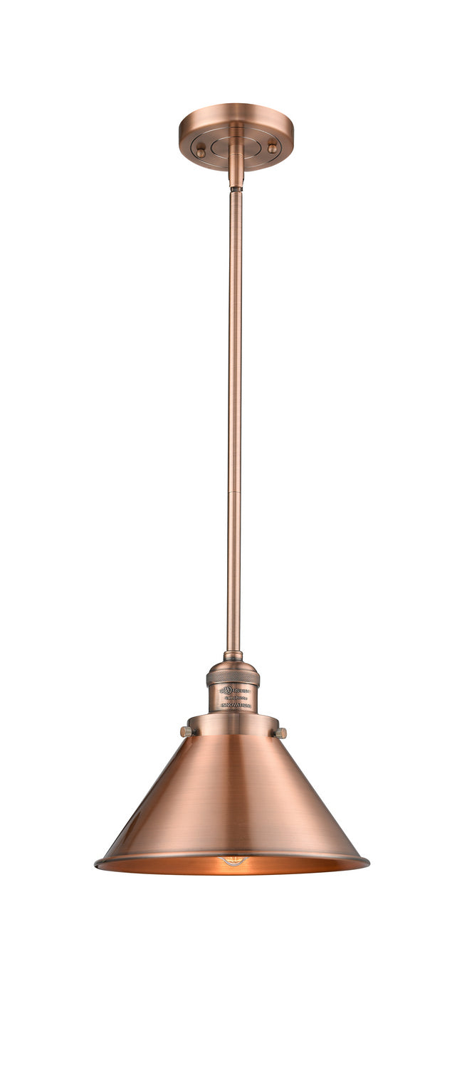 Innovations 201S-AC-M10-AC One Light Mini Pendant, Antique Copper