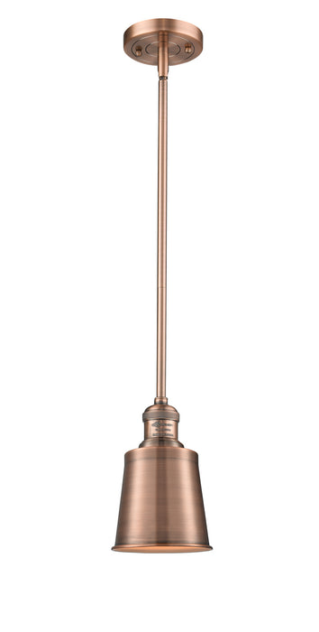 Innovations 201S-AC-M9-AC One Light Mini Pendant, Antique Copper