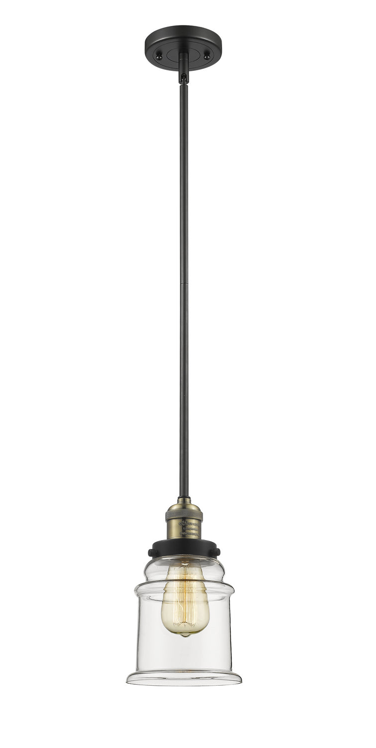 Innovations 201S-BAB-G182-LED LED Mini Pendant, Black Antique Brass