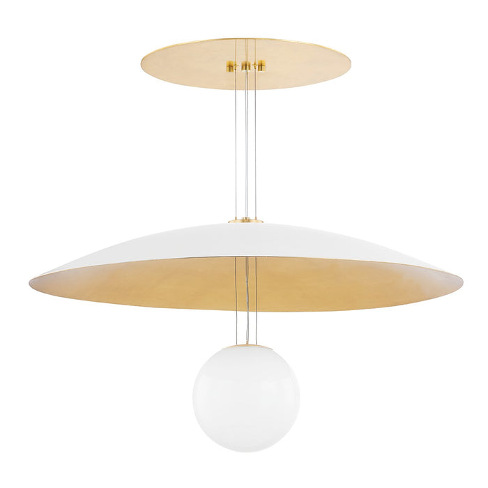 Hudson Valley KBS1743701-L LED Chandelier, Soft White/Gold Leaf