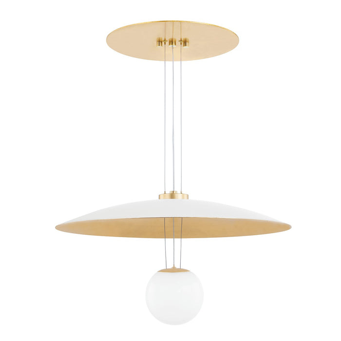 Hudson Valley KBS1743701-S LED Pendant, Soft White/Gold Leaf