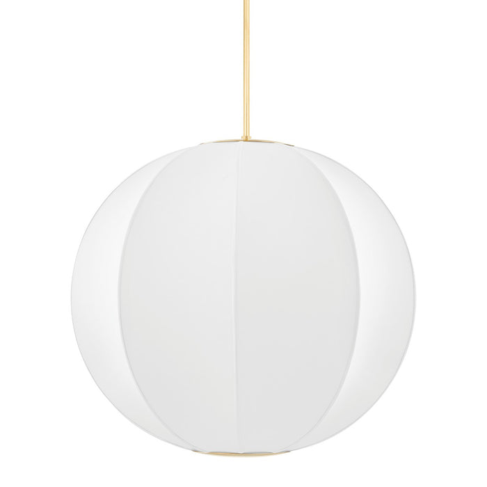 Hudson Valley KBS1744701L-AGB Two Light Pendant, Aged Brass